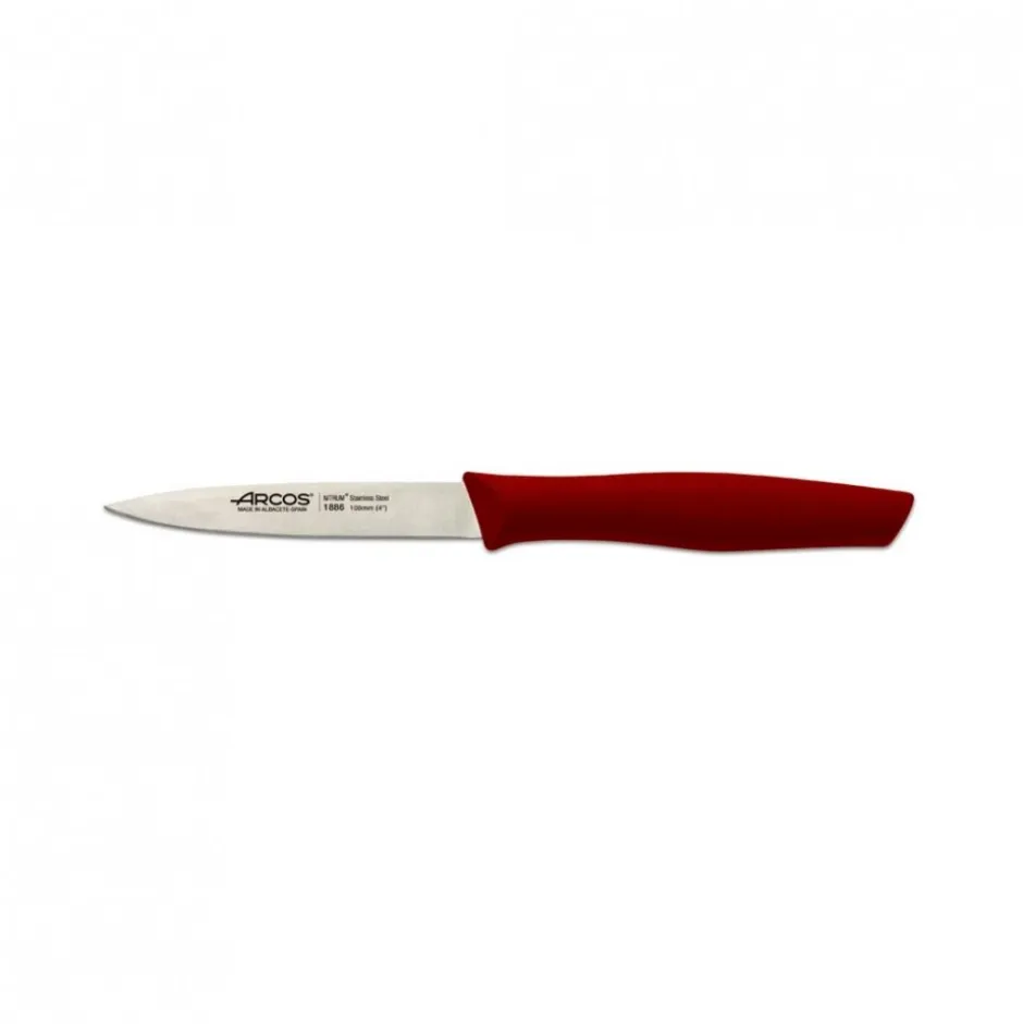 Cuchillo Puntilla Mango Rojo 10cm Nova Arcos
