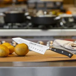 Cuchillo Santoku 18 cm Riviera Negro Arcos