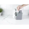 Dispensador de Detergente y Organizador Gris 650ml Trium OU