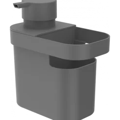 Dispensador de Detergente y Organizador Gris 650ml Trium OU