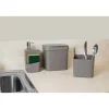 Dispensador Lavaloza con Porta Esponja Gris 0,650lt OU