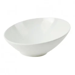 Ensaladera Melamina Blanco 30cm Oblicua Efay