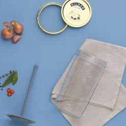 Frasco con Levantador de Aceitunas 1 lt Kilner