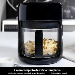 Freidora de Aire Air Fryer Crystal 4L vidrio EasyWays