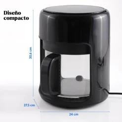 Freidora de Aire Air Fryer Crystal 4L vidrio EasyWays