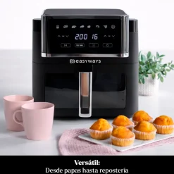Freidora de Aire Air Fryer XL prime 7,5L con visor EasyWays