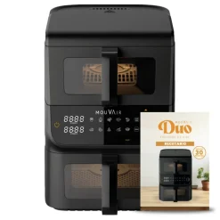 Freidora de Aire Duo 10lt Negra Mouvair