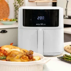 Freidora de Aire Fry 6L Blanca Mouvair