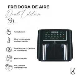 Freidora de Aire 9lt Dual Edition Kitchen-it