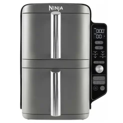 Freidora de Aire Ninja Vertical Double Basket 9,5L Gris XL