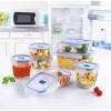Fuente Rectangular con Tapa Hermética 380ml Pure Box Luminarc