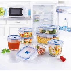 Fuente Rectangular con Tapa Hermética 380ml Pure Box Luminarc