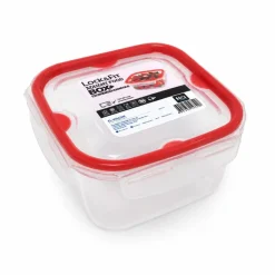 Hermético Cuadrado 1,3lt Plástico Lock&Fit Box FTA