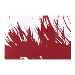 Individual Brushstroke Rojo 45x30cm Kassa-Dini