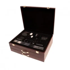 Juego 151 piezas Cubertería con Estuche de Madera Wolfen