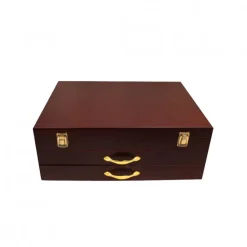 Juego 151 piezas Cubertería con Estuche de Madera Wolfen