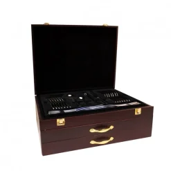 Juego 102 piezas de Cubertería con Estuche de Madera Wolfen