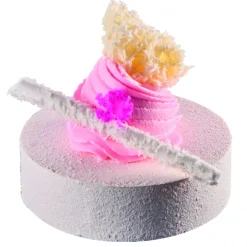Kit 4pzs Molde Monoporción Circular 8,3cm 12un Plástico Martellato