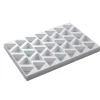Kit 4pzs Molde Monoporción Triangular 4,2x3,8cm 48un Plástico Martellato