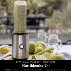 Licuadora Personal 600ml NutriBlender Go 2 Vasos EasyWays