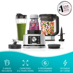 Licuadora 1200W Ninja Foodie 3 en 1