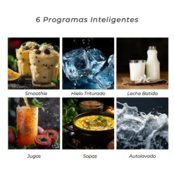 Licuadora 1200W 10 Velocidades Smart System Kitchen-it