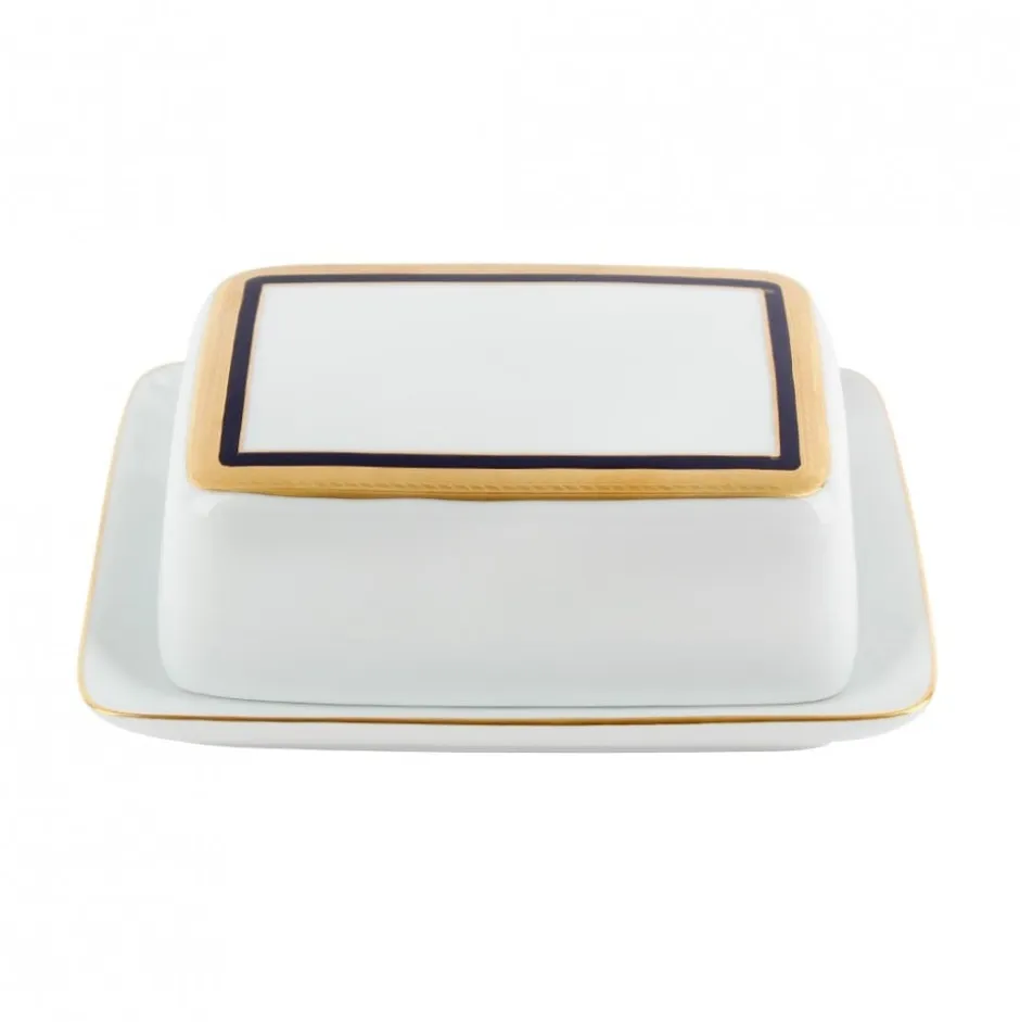 Mantequillera Cobalto Oro Limoges