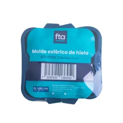 Molde de Hielo Redondo de Silicona 13.8x11.5x4.3cm FTA