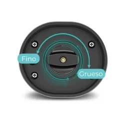 Moledor de Sal y Pimienta Eléctrico Negro Mouvair