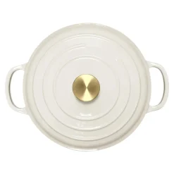 Olla Fierro Esmaltado Blanco 24 cm Lugano