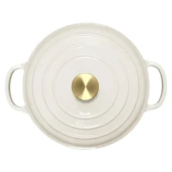 Olla Fierro Esmaltado Blanco 10 cm Lugano