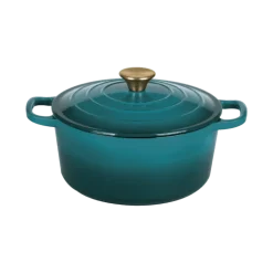 Olla Fierro Esmaltado Petróleo 24 cm Lugano