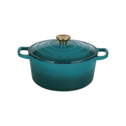 Olla Fierro Esmaltado Petróleo 22 cm Lugano