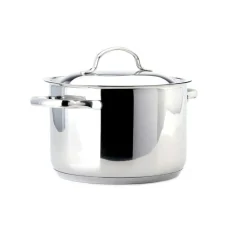 Olla Recta con Tapa 4,5lt Acero Inoxidable 20cm Basic Lacor