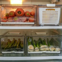 Organizador Refrigerador con Drenaje Chico Simplit
