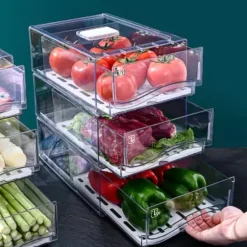 Organizador Refrigerador con Drenaje Grande Simplit