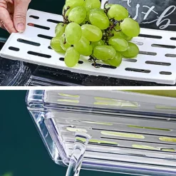 Organizador Refrigerador con Drenaje Grande Simplit