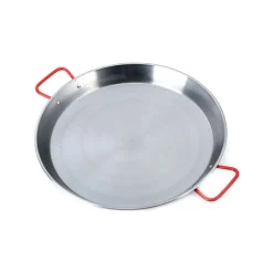 Paellera 10 Porciones Garcima: Hierro Pulido 42cm La Ideal