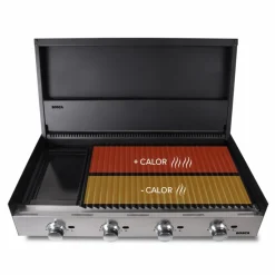 Parrilla a gas Bosca Block 750 inoxidable