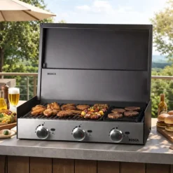 Parrilla a gas Bosca Block 750 inoxidable