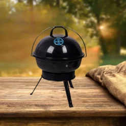 Parrilla Portátil Negra Eggy MGKY802 Kangkawe