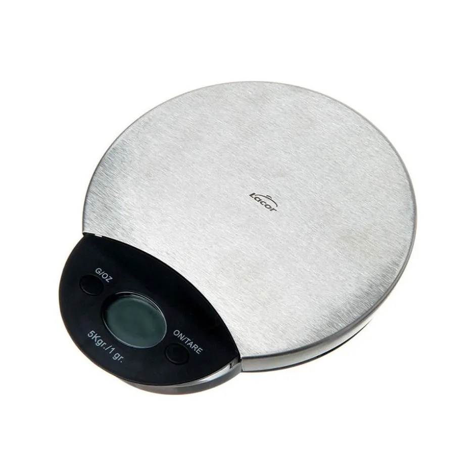 Pesa de Cocina Digital Inoxidable 5kg a 1gr Lacor