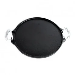 Plancha Fierro Redonda con Asas de Alambre 25cm Dussel