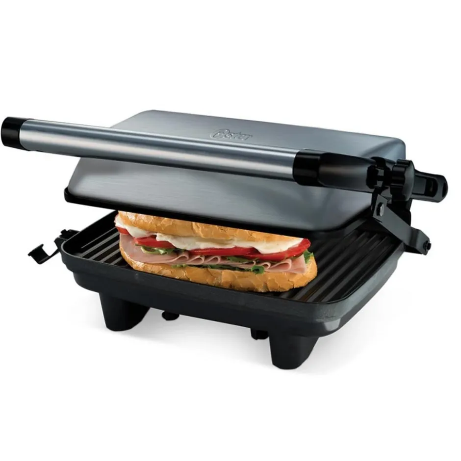 Plancha Panini Oster Multigrill Acanalada 220V