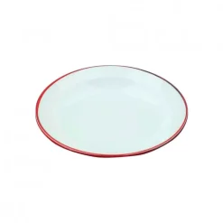 Plato Bajo Acero Esmaltado 26cm Bordeaux Ibili
