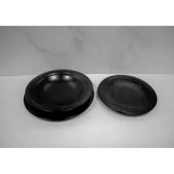 Plato Bajo 27cm Cinder Black Ariane