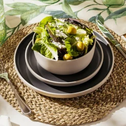 Plato Bajo 20cm Olive Lugano