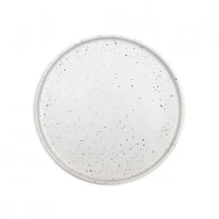 Plato Bajo 20cm White Dots Lugano
