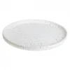 Plato Bajo 26cm White Dots Lugano