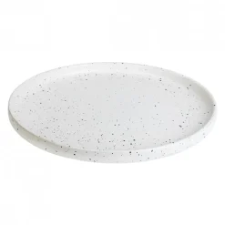 Plato Bajo 26cm White Dots Lugano